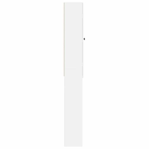 Тоалетна Шкаф BREDA Бяло 66 x 25,5 x 190 см Инженерна дървесина