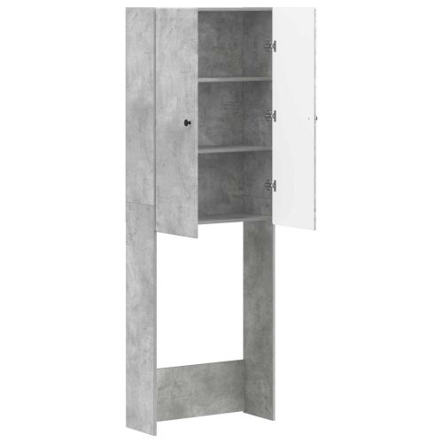 Тоалетна Шкаф BREDA Бетонно сиво 66 x 25,5 x 190 см
