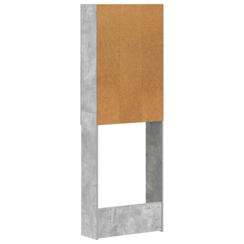 Тоалетна Шкаф BREDA Бетонно сиво 66 x 25,5 x 190 см