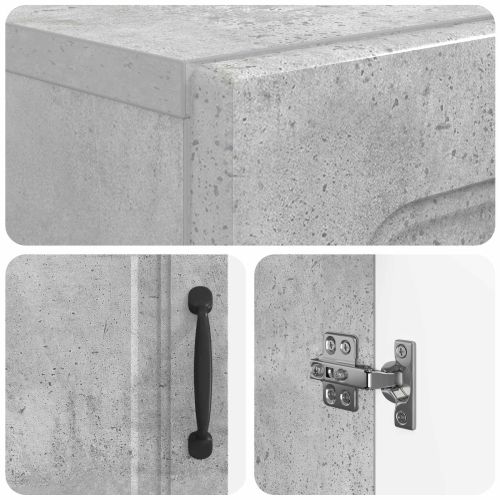 Шкаф за баня UTRECHT Бетонно сиво 59,5 x 31 x 77 см