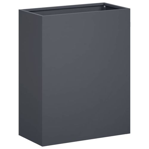 Градинска саксия 2 бр. Антрацит 40 x 20 x 40 см