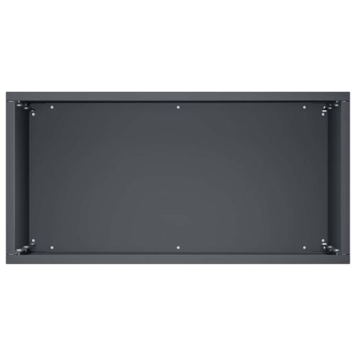Градинска саксия 2 бр. Антрацит 40 x 20 x 40 см