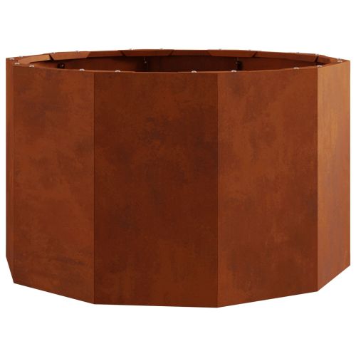 Кашпа Ръждясало 60 x 60 x 35 cm Патинираща стомана