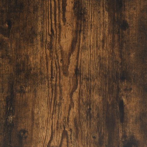 Шкаф витрина, опушен дъб, 60x8,5x58 см, инженерно дърво