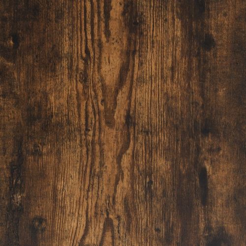 Шкаф витрина, опушен дъб, 100x8,5x58 см, инженерно дърво