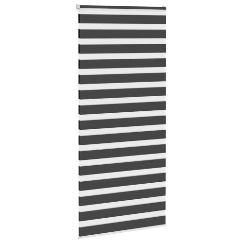 Зеброва щора черна 100x230 см ширина на плата 95,9 cm полиестер