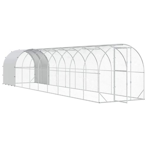 Кокошарник Сребристо 1000 x 200 x 200 см Поцинкована стомана