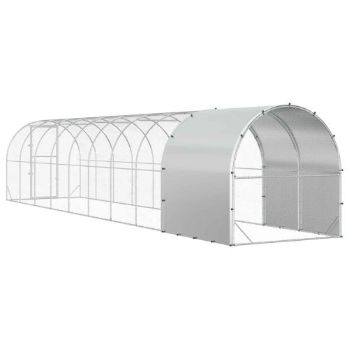 Кокошарник Сребристо 1000 x 200 x 200 см Поцинкована стомана