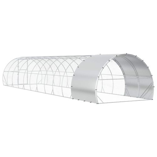 Кокошарник Сребристо 1200 x 300 x 200 cm Поцинкована стомана