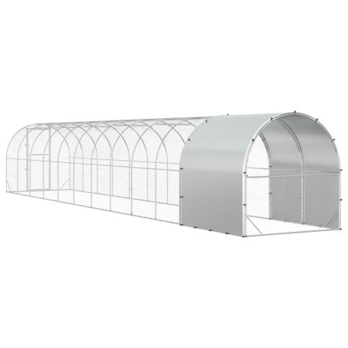 Кокошарник Сребристо 1200 x 200 x 200 см Поцинкована стомана