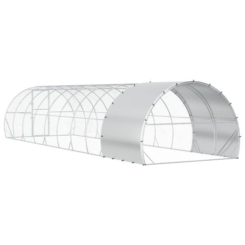 Кокошарник Сребристо 1000 x 300 x 200 см Поцинкована стомана