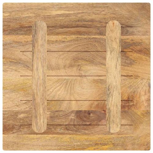 Плот за маса, 50x50x2,5 см, квадратен, мангово дърво масив