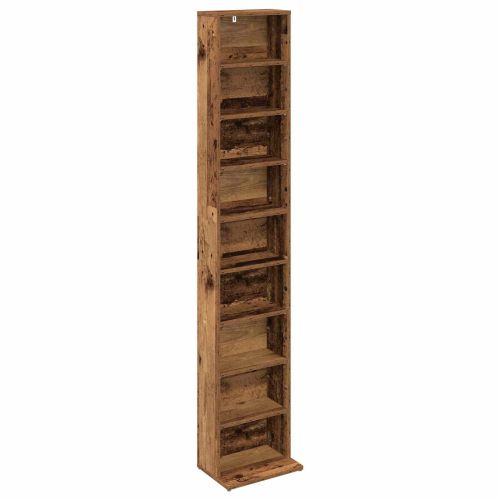 Кабинет за CD Старо дърво 33 x 23,5 x 175 см