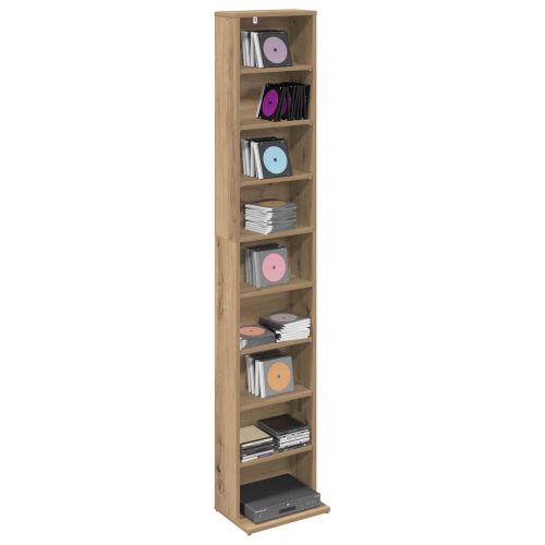 Кабинет за CD Дъб артизан 33 x 23,5 x 175 см
