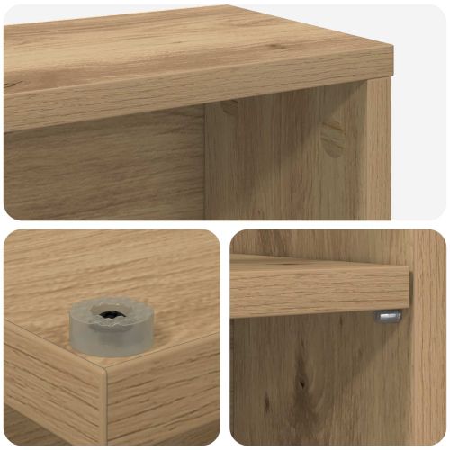 Кабинет за CD Дъб артизан 33 x 23,5 x 175 см