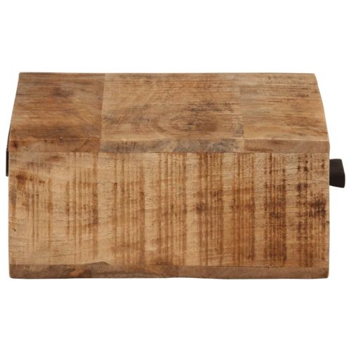 Стенно нощно шкафче 40x30x13,5 см масивно мангово дърво