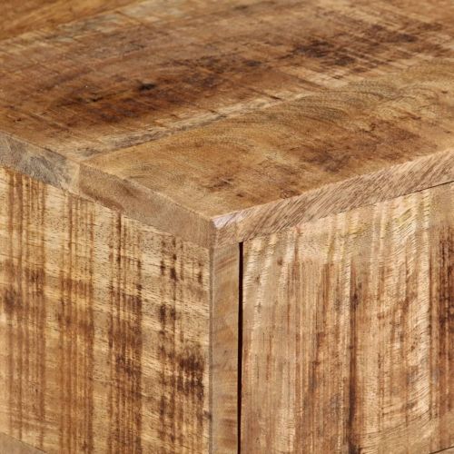 Стенно нощно шкафче 40x30x13,5 см масивно мангово дърво