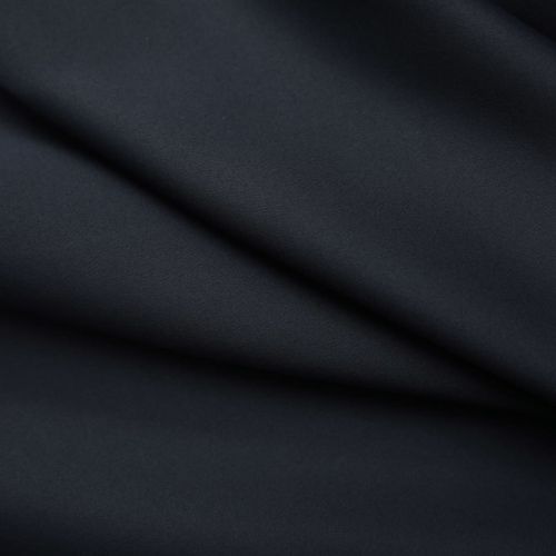 Затъмняваща завеса с куки, черна, 290x245 см