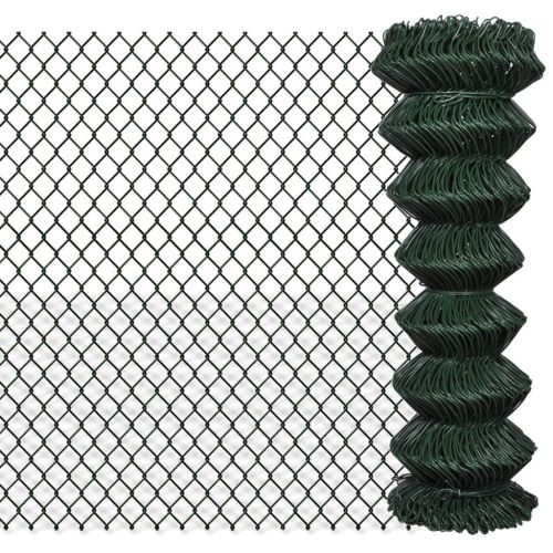 Плетена оградна мрежа, стомана, 1,25x25 м