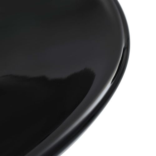 Мивка, 58,5x39x14 см, керамична, черна