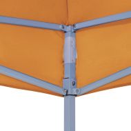 Покривало за парти шатра, 4x3 м, оранжево, 270 г/м²