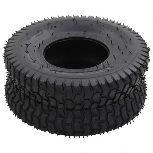 Външни и вътрешни гуми за количка, 4 бр, 15x6,00-6 4PR, каучук