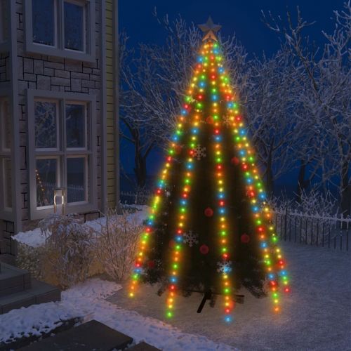 Коледни лампички за елха тип мрежа 400 LED многоцветни 400 см