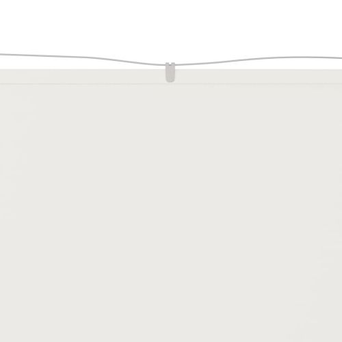 Вертикален сенник, бял, 60x600 см, оксфорд плат