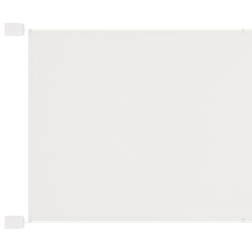 Вертикален сенник, бял, 100x600 см, оксфорд плат