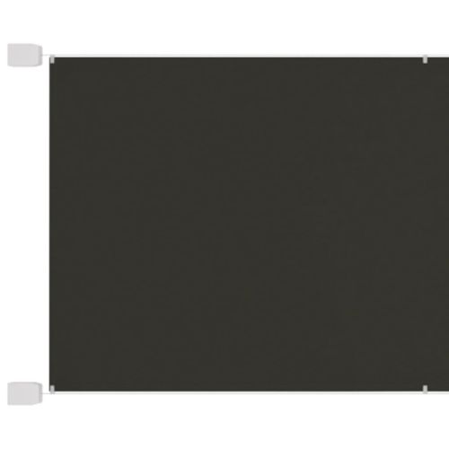 Вертикален сенник, антрацит, 180x600 см, оксфорд плат