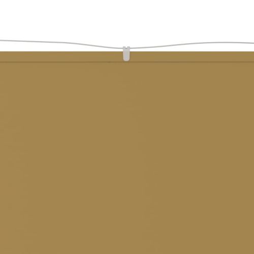 Вертикален сенник, бежов, 140x270 см, оксфорд плат