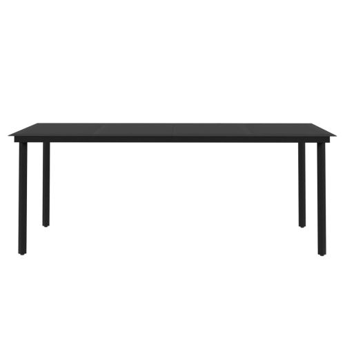 Градински трапезен комплект с възглавници, 7 части, кафяв