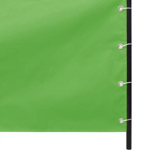 Балконски параван, светлозелен, 100x240 см, оксфорд плат