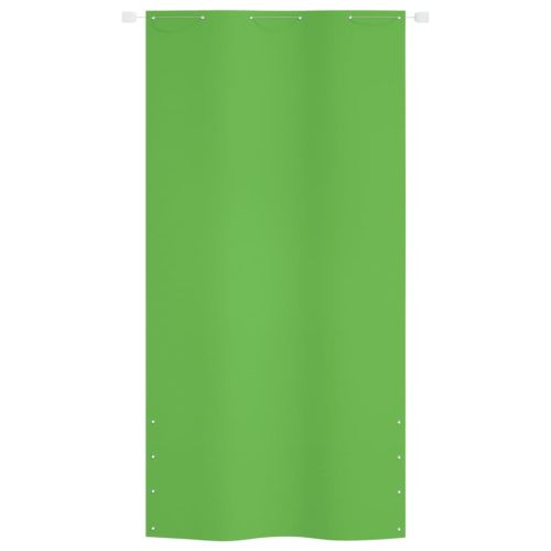 Балконски параван, светлозелен, 120x240 см, оксфорд плат