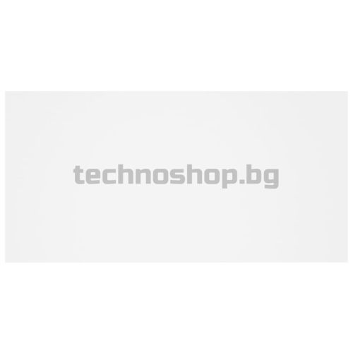 Горна табла за легло с шкафчета, бяла, инженерно дърво