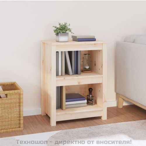 Библиотека, 50x35x68 см, борово дърво масив