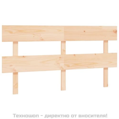 Горна табла за легло, 154x3x81 см, бор масив