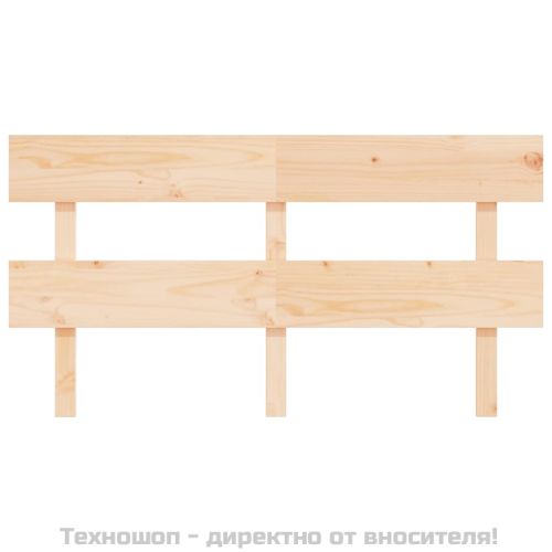 Горна табла за легло, 154x3x81 см, бор масив
