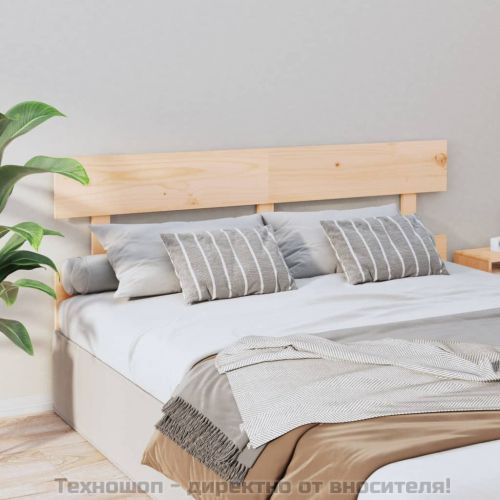 Горна табла за легло, 154x3x81 см, бор масив
