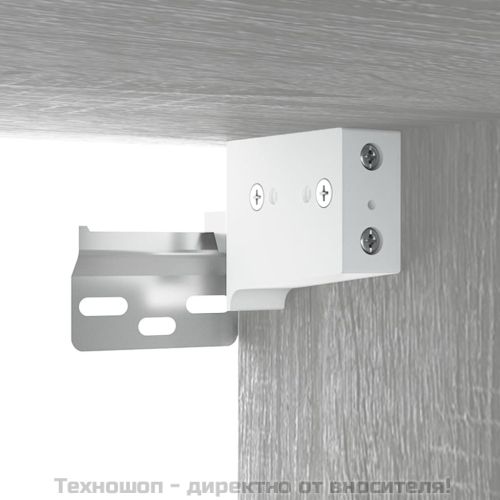 Шкаф за обувки, сив сонома, 52,5x30x50 см