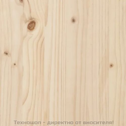 Библиотека/разделител за стая, 80x35x91 см, бор масив