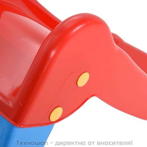 Пързалка за деца, сгъваема, 111 см, многоцветна