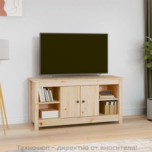 ТВ шкаф, 103x36,5x52 см, бор масив