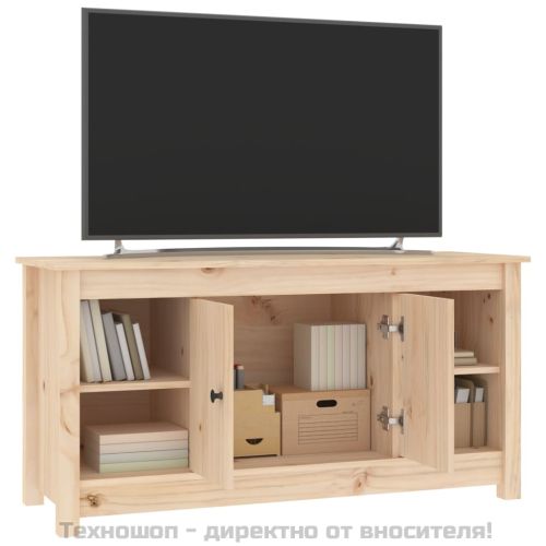 ТВ шкаф, 103x36,5x52 см, бор масив