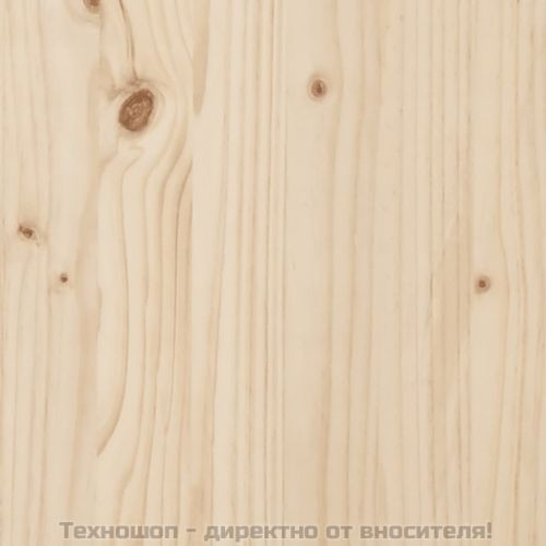 Стенна табла за спалня, 140x3x110 см, борово дърво масив