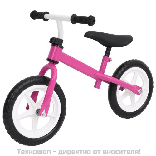 Детски велосипед за балансиране, гуми 9,5 цола, розов