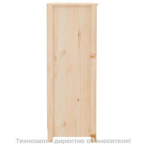 Библиотека, 80x35x97 см, борово дърво масив