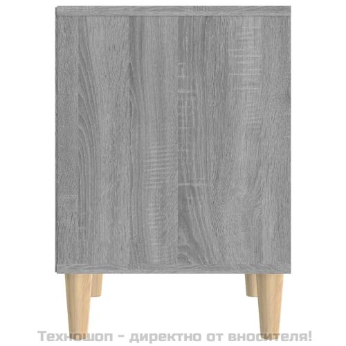 Нощни шкафчета, 2 бр, сив сонома, 40x35x50 см