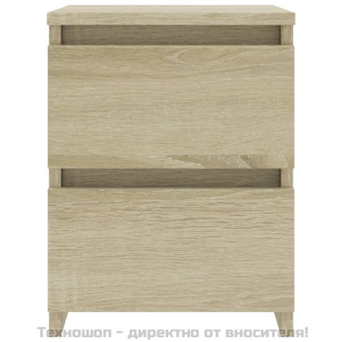 Нощни шкафчета, дъб сонома, 2 бр, 30x30x40 см, инженерно дърво