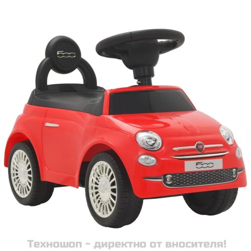 Детска кола за яздене "Fiat 500" червена